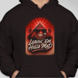 Black Graphic Hoodie